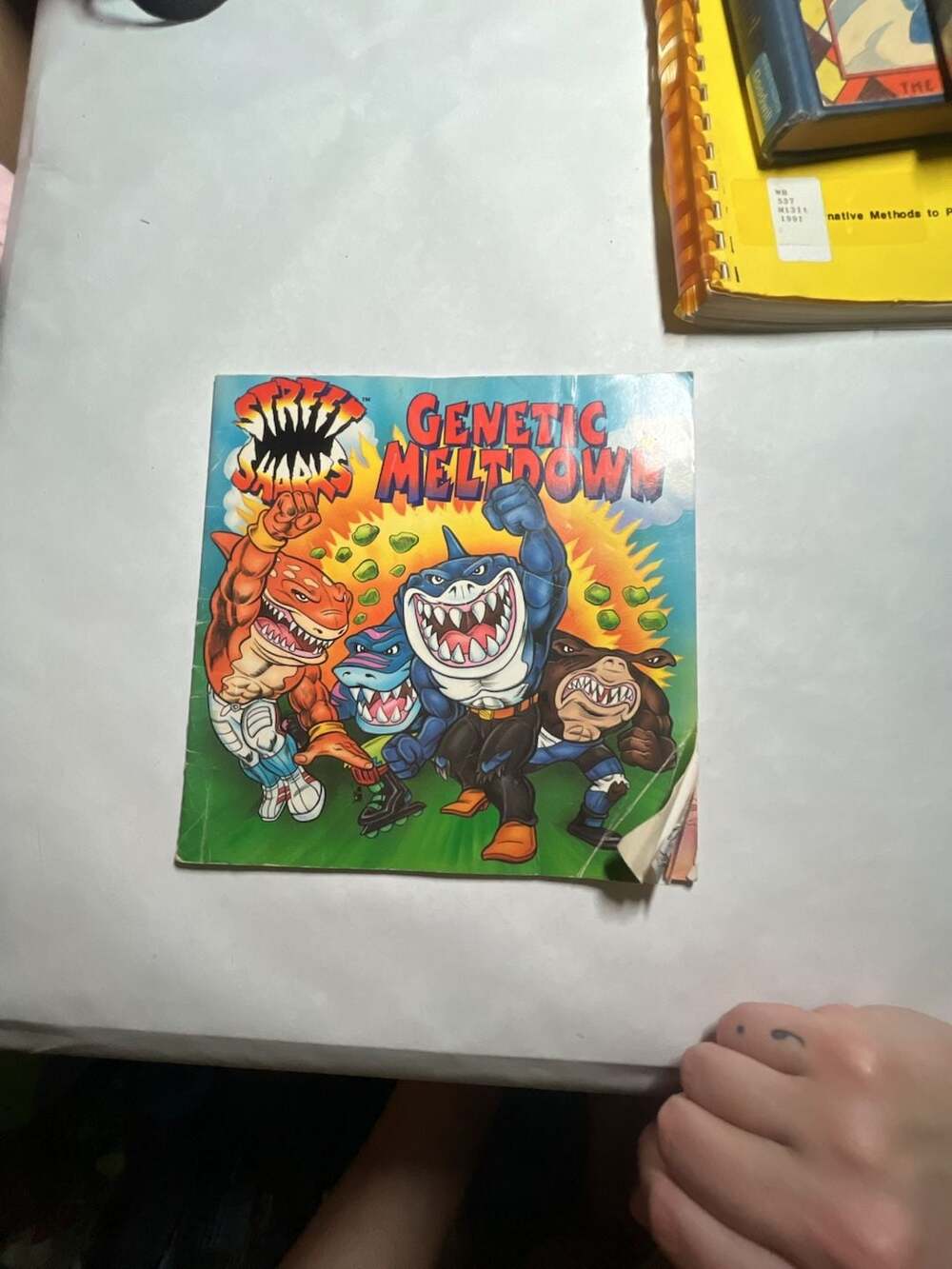 Street Sharks: Genetic Meltdown Vintage Children's Book